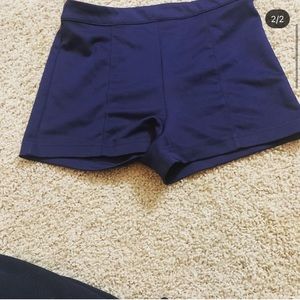 Navy Blue high waisted shorts